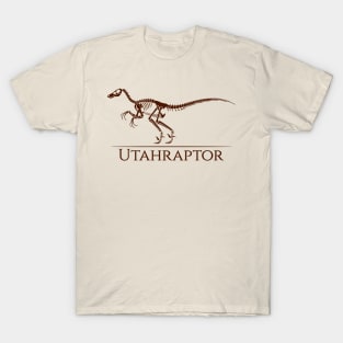 Utahraptor Skeleton T-Shirt